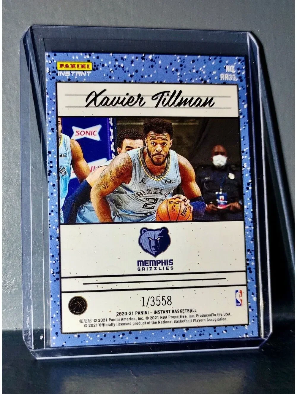 Xavier Tillman 2020-2021 Panini NBA Instant #35 Rated Rookie Retro Card 1/3558